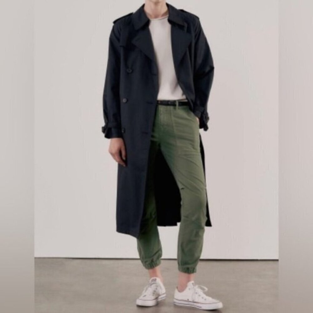 Nili Lotan Cropped Military Pants in Army Green Women Size 2